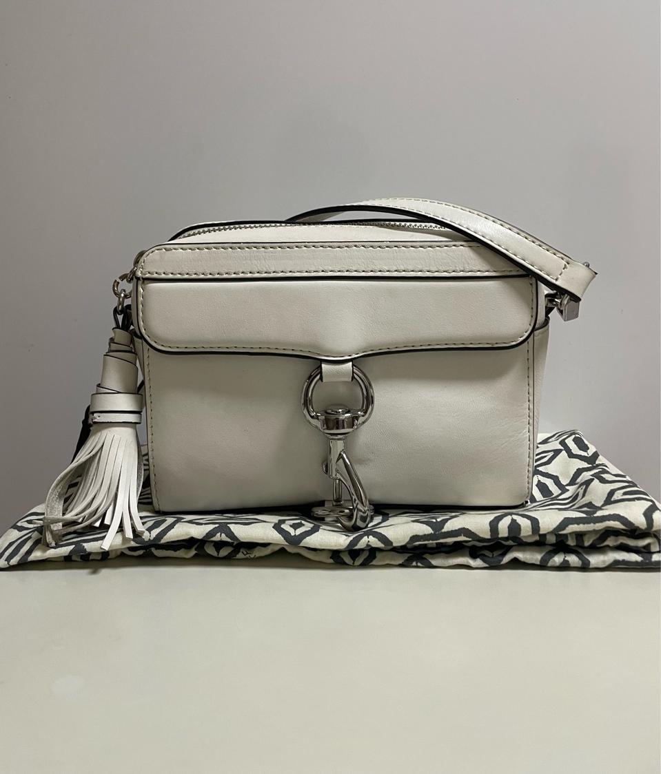 [택포]레베카밍코프 맵 크로스백 카메라백박스테슬백숄더클러치 톤다운화이트