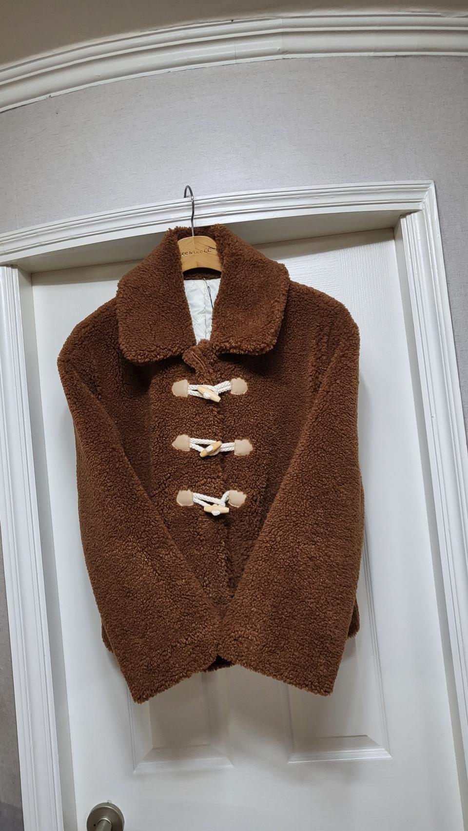 트와이스 다현이 입은 공항패션 양털뽀글이free/미착용