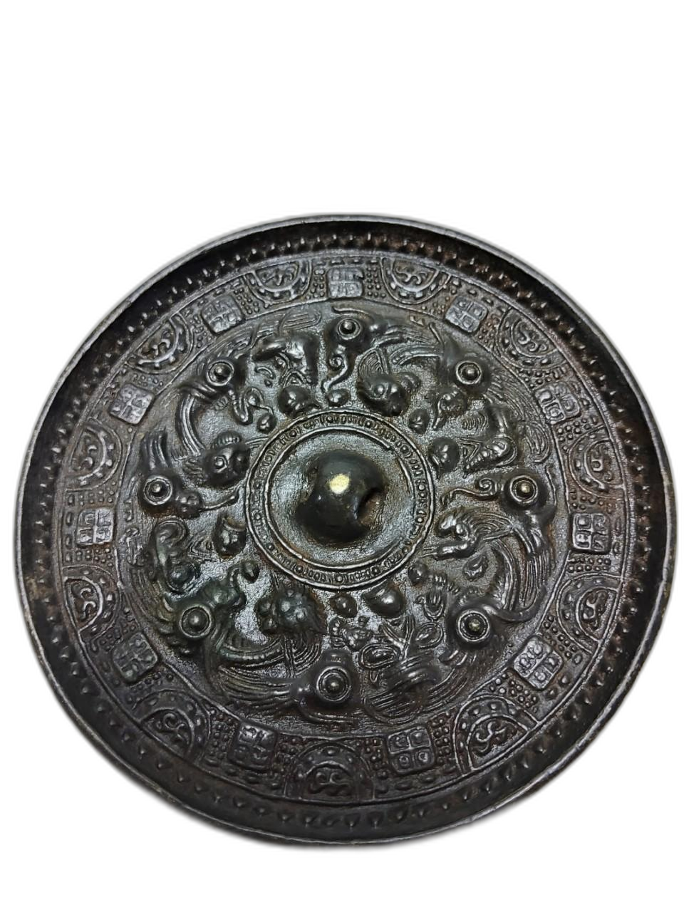 우듬지상회) 황동 동경 지름10cm 무게184g