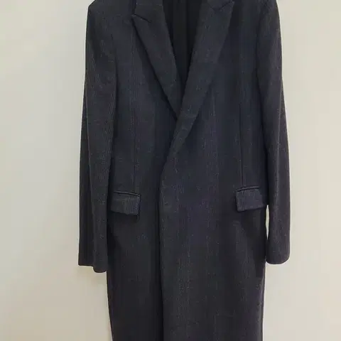 올세인츠 남성용 울100 CARNEGIE 체크 코트 S사이즈