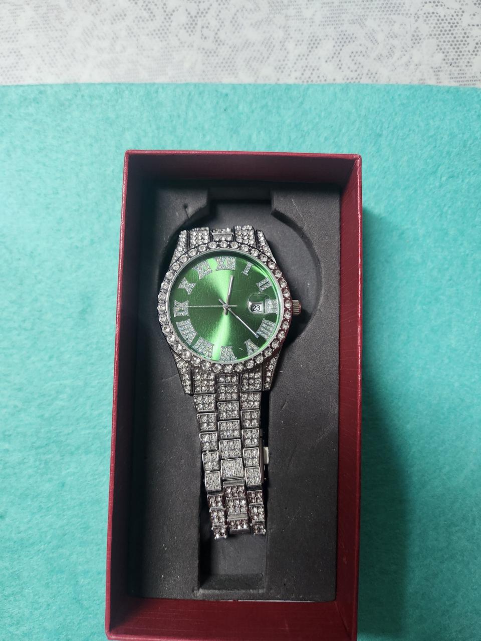 큐빅 남성용시계