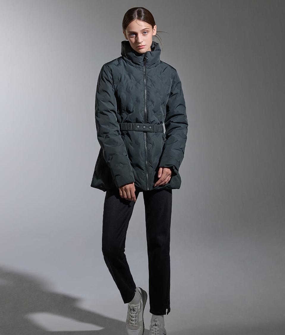 캘빈클라인 CK 다운 벨티드 패딩