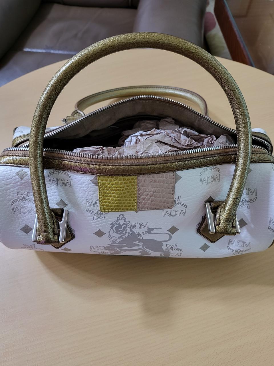 mcm정품 원형가방