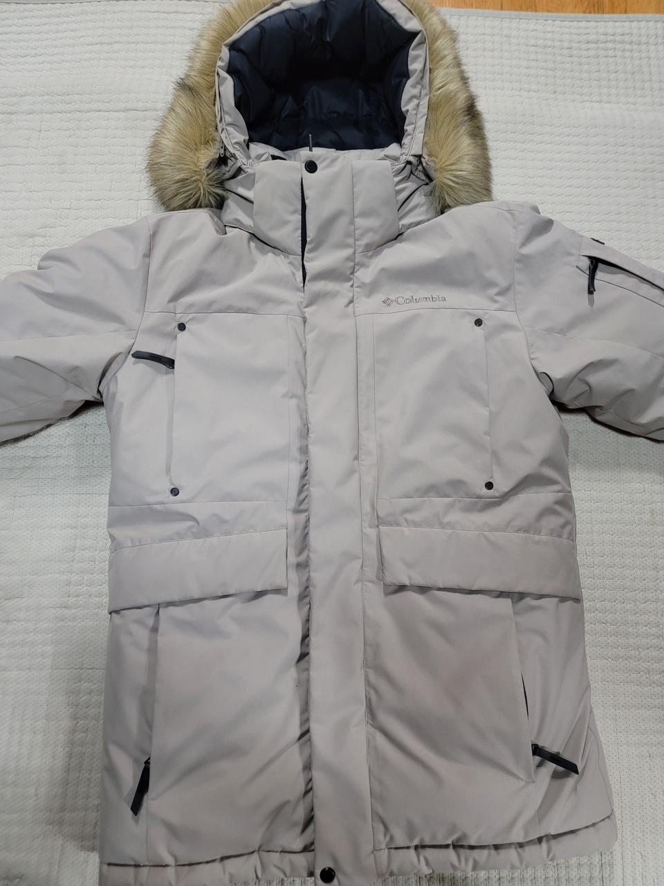 [남성95] 컬럼비아 구스다운 야상형 패딩 자켓