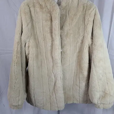 새상품)인조 퍼 점퍼 후리스 점퍼