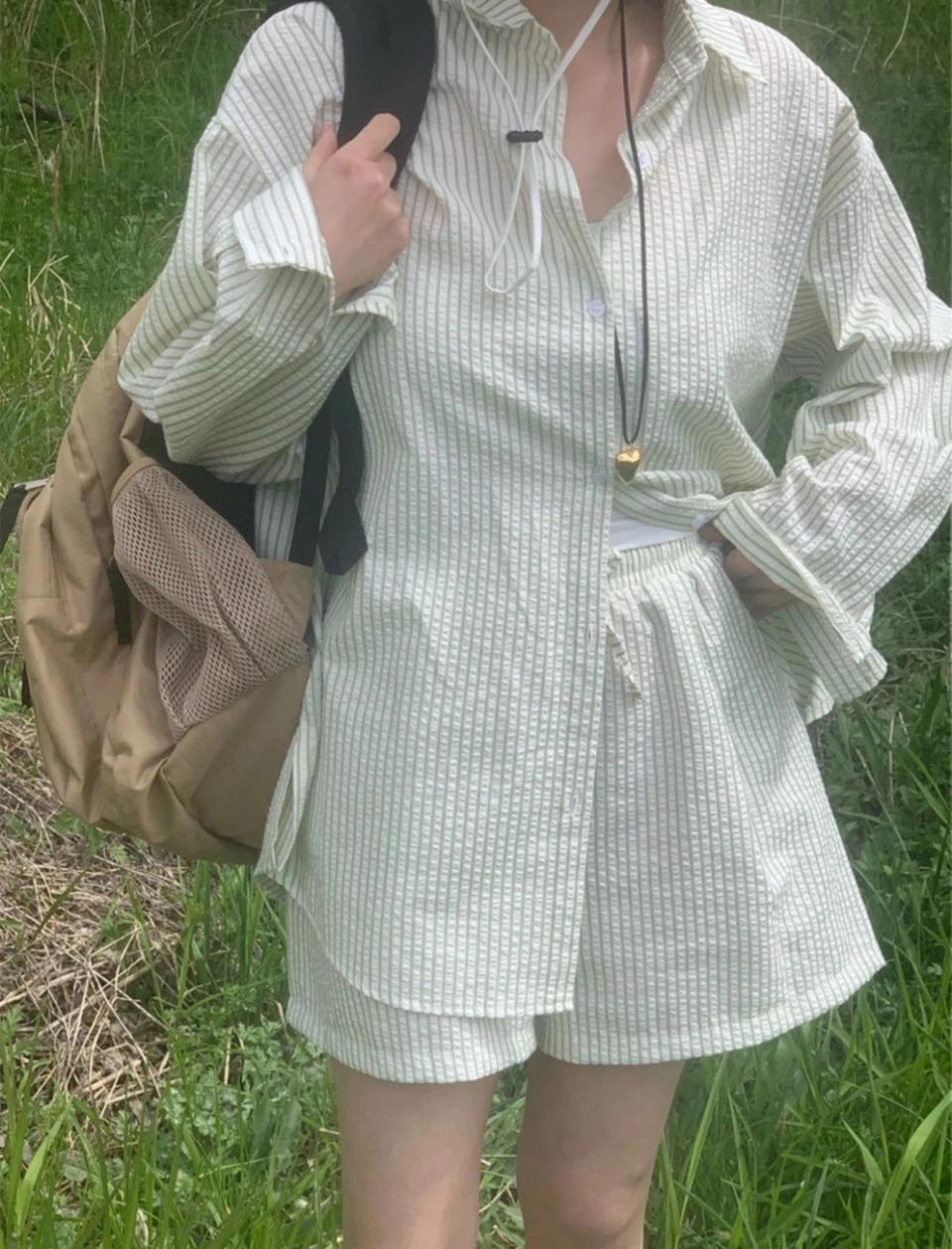 스트라이프 셔츠 새상품