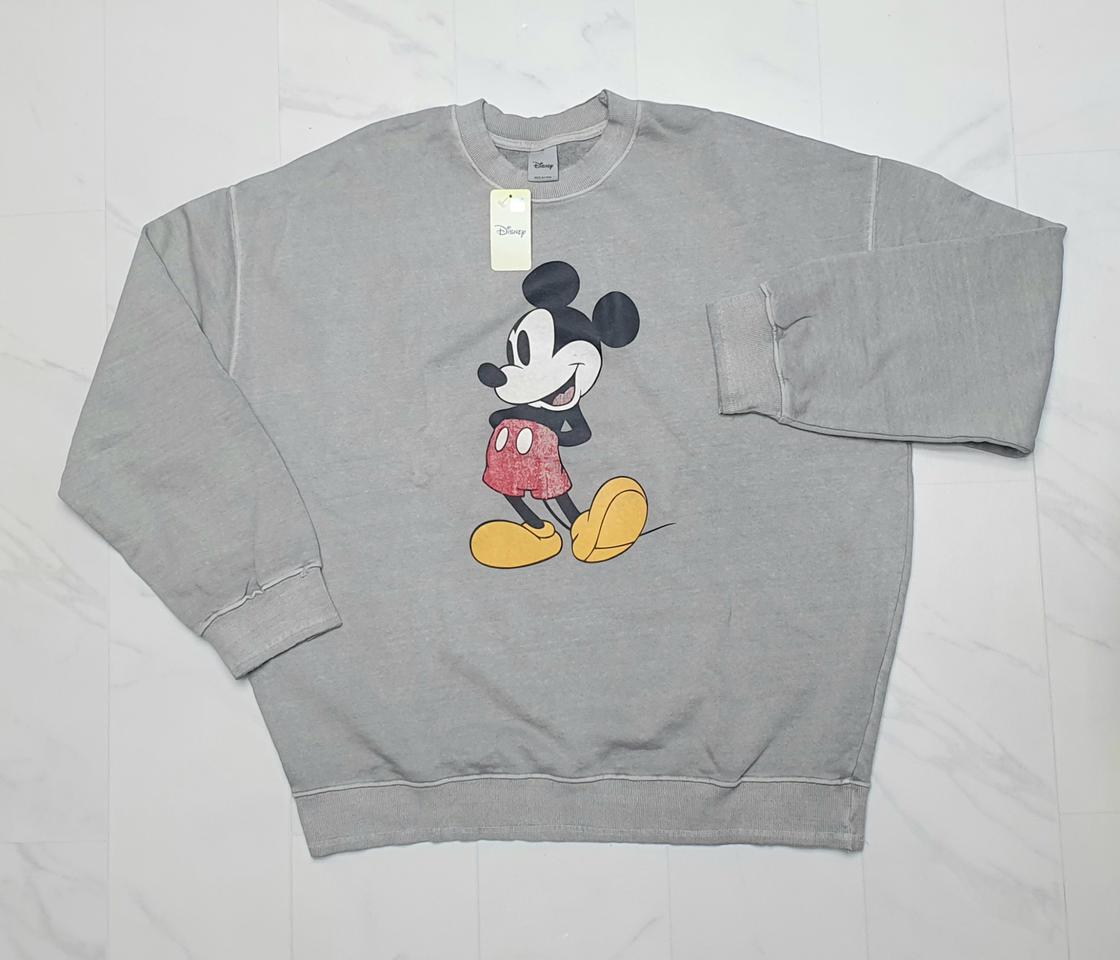 디즈니 미키마우스 빈티지 맨투맨 <빅사이즈 미사용>