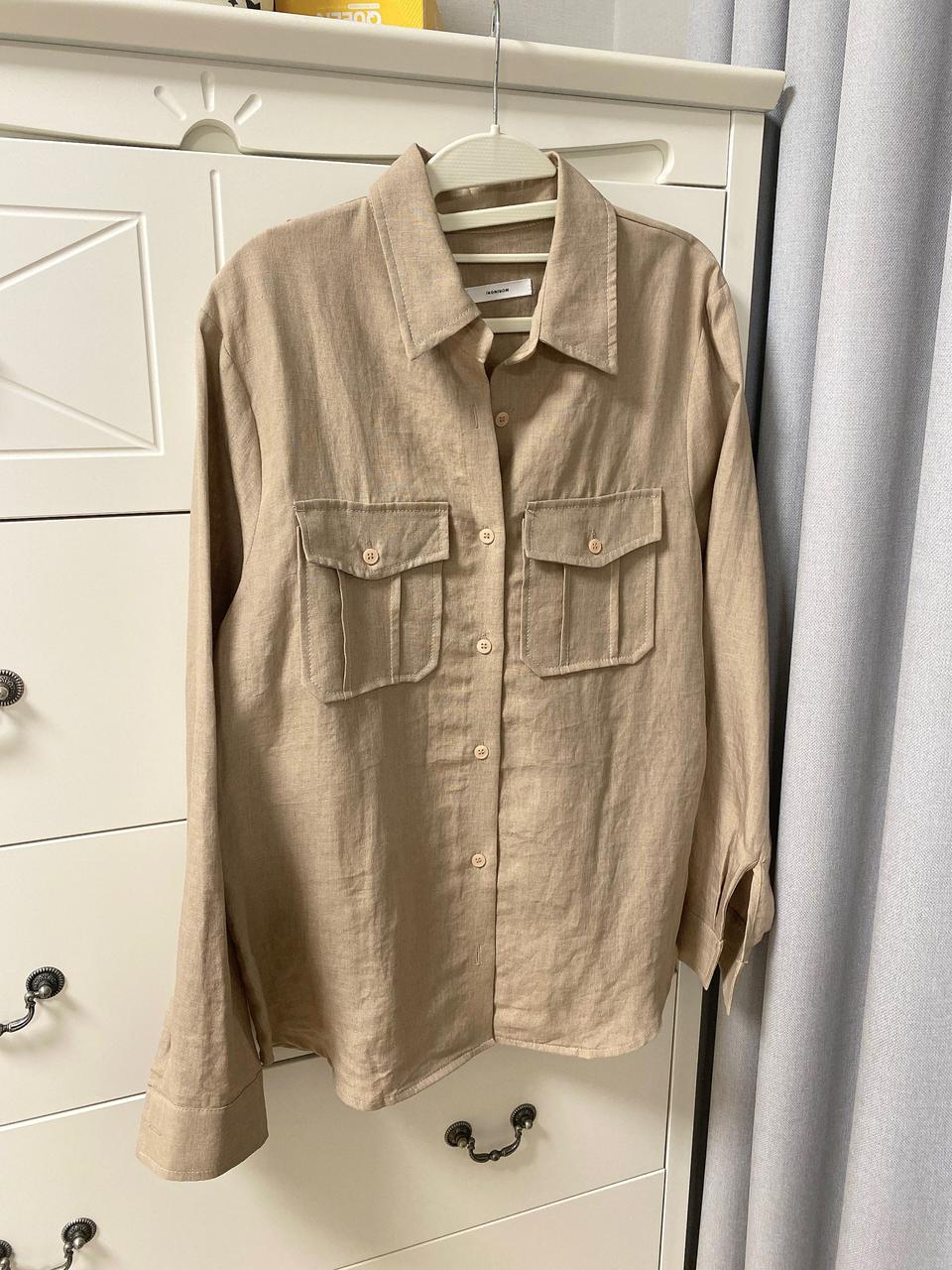 린넨 남방 셔츠