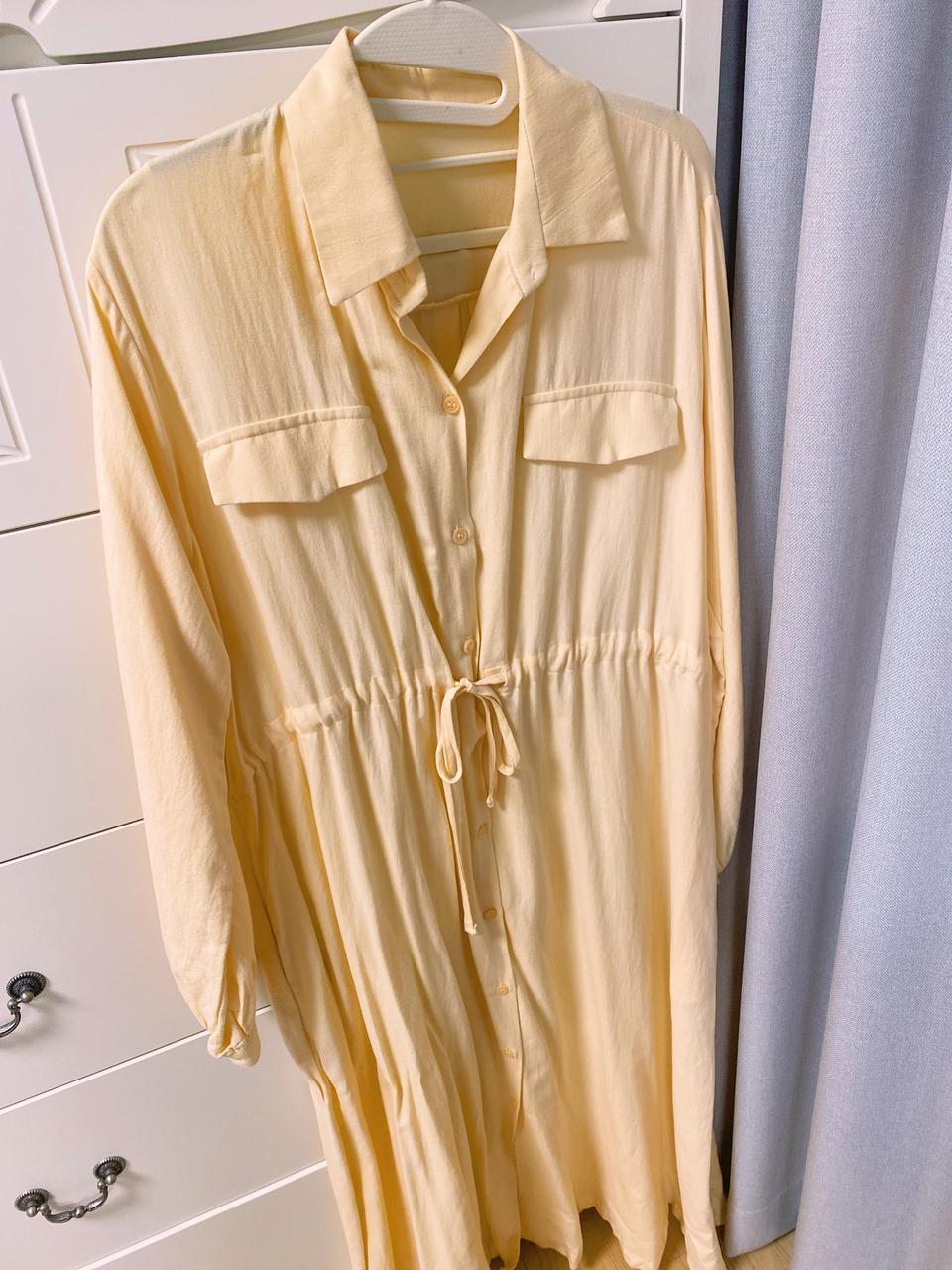 남방 셔츠 롱 원피스