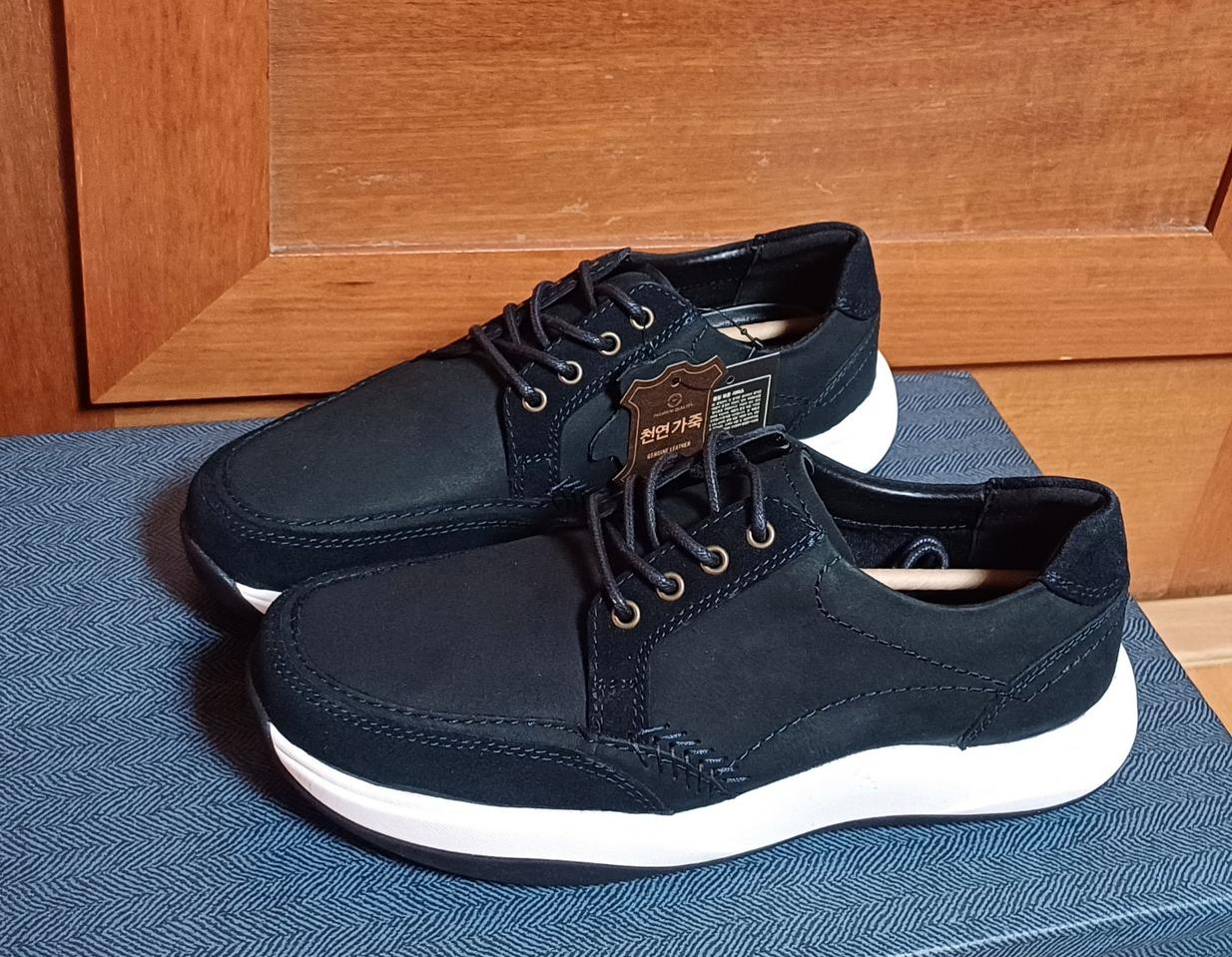 슈펜 260 265 275 새상품 천연 가죽 운동화 구두