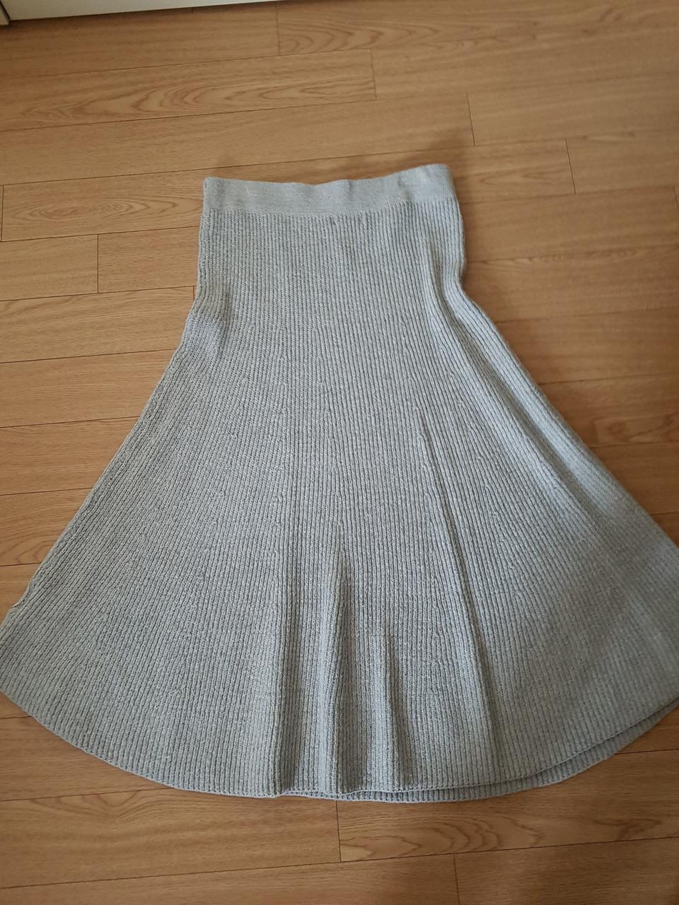 니트 롱스커트