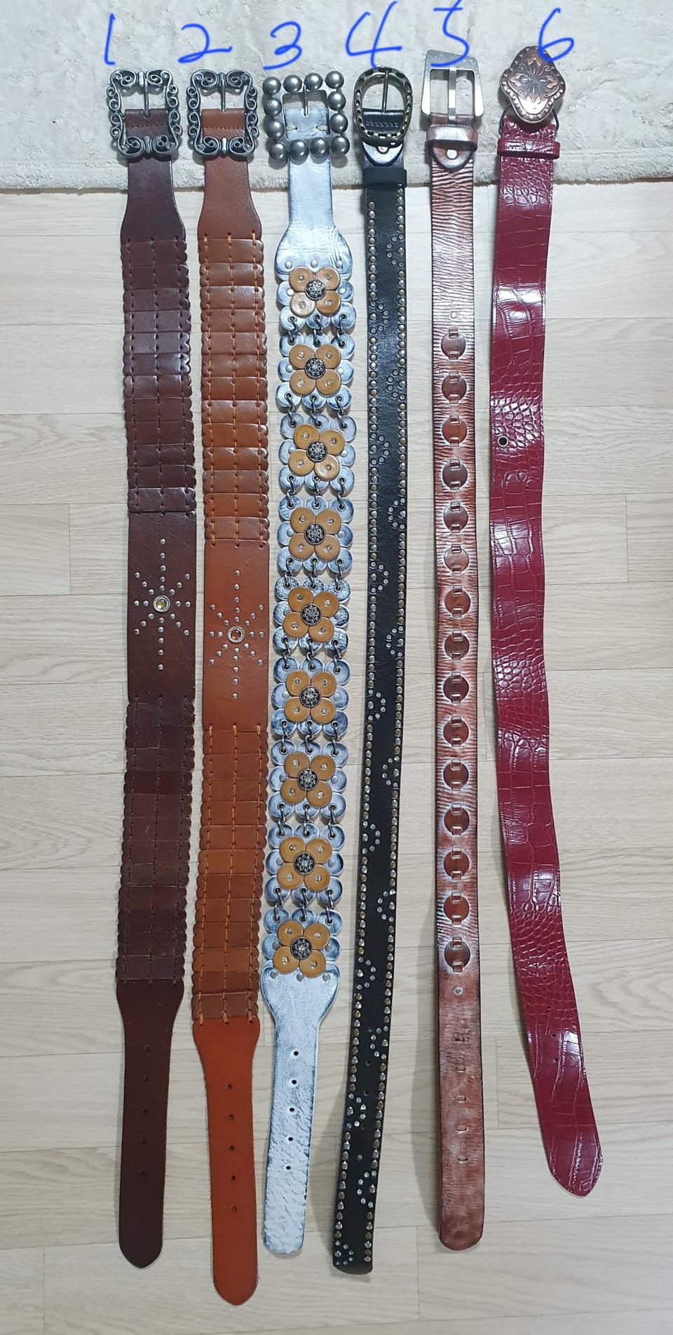 남녀 가죽 패션 벨트 허리띠