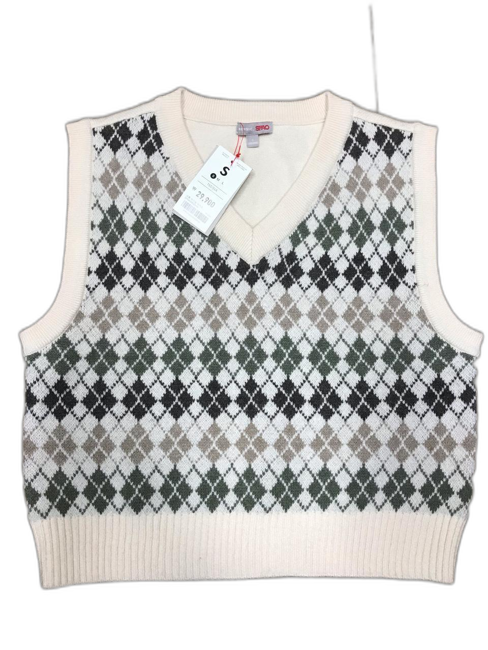 스파오 여성 니트베스트 미사용품