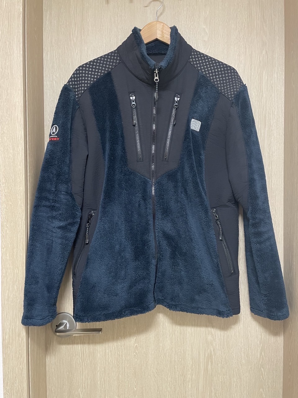 코오롱 폴라텍 후드 집업 자켓 L