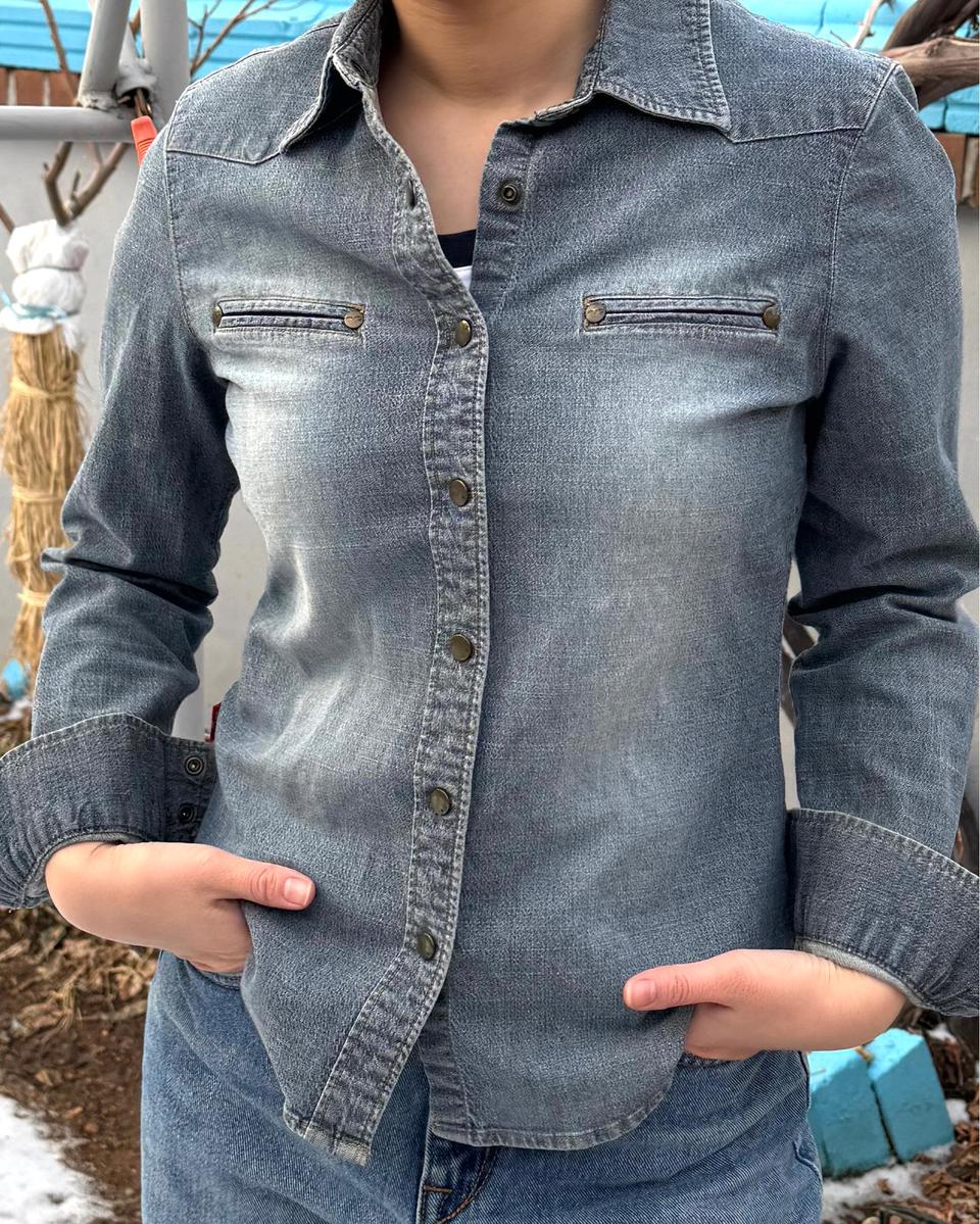 리바이스 데님 웨스턴 셔츠