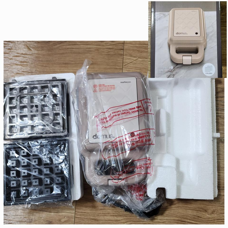 (새상품)도무스 와플리제 S 와플메이커