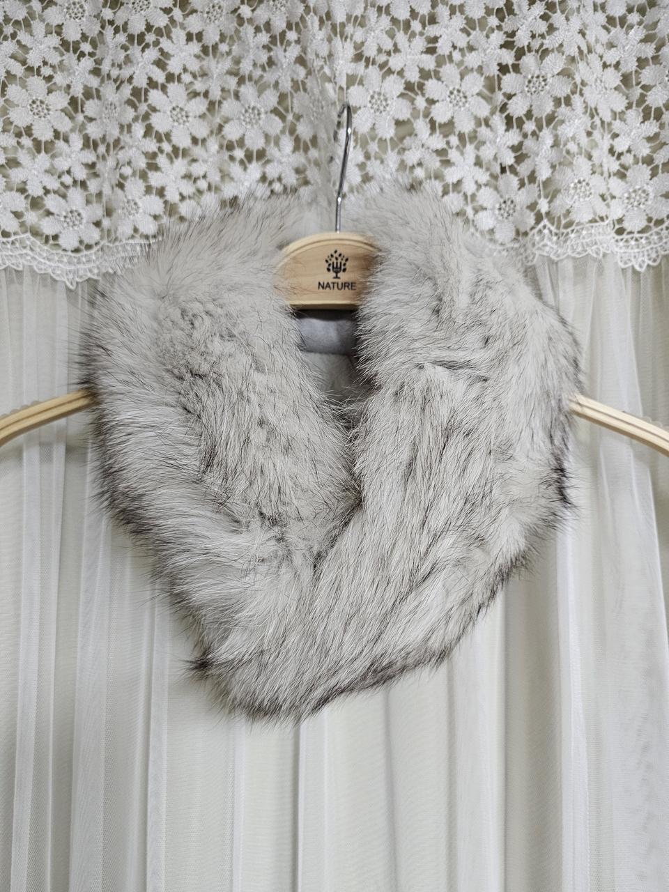 천연모피 (여우)자석 목도리