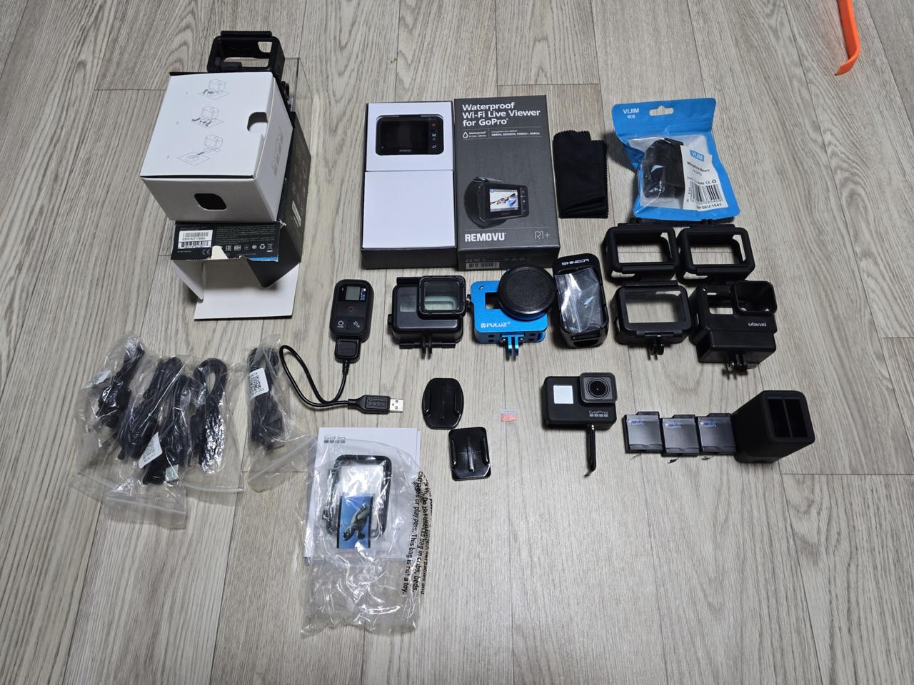 고프로 7 히어로 블랙 + 정품 리모컨(악세사리)