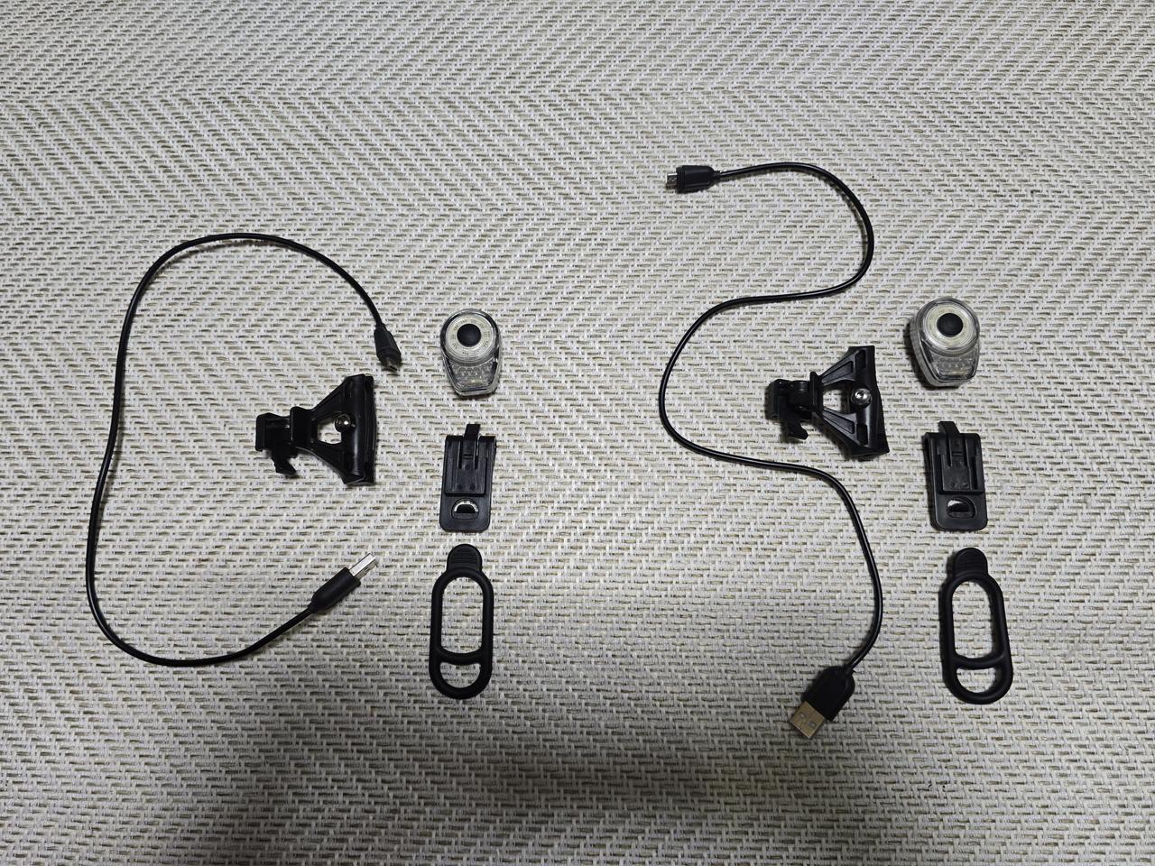 문라이트 카멜레온 링 2개(자전거 헬멧 안전등)