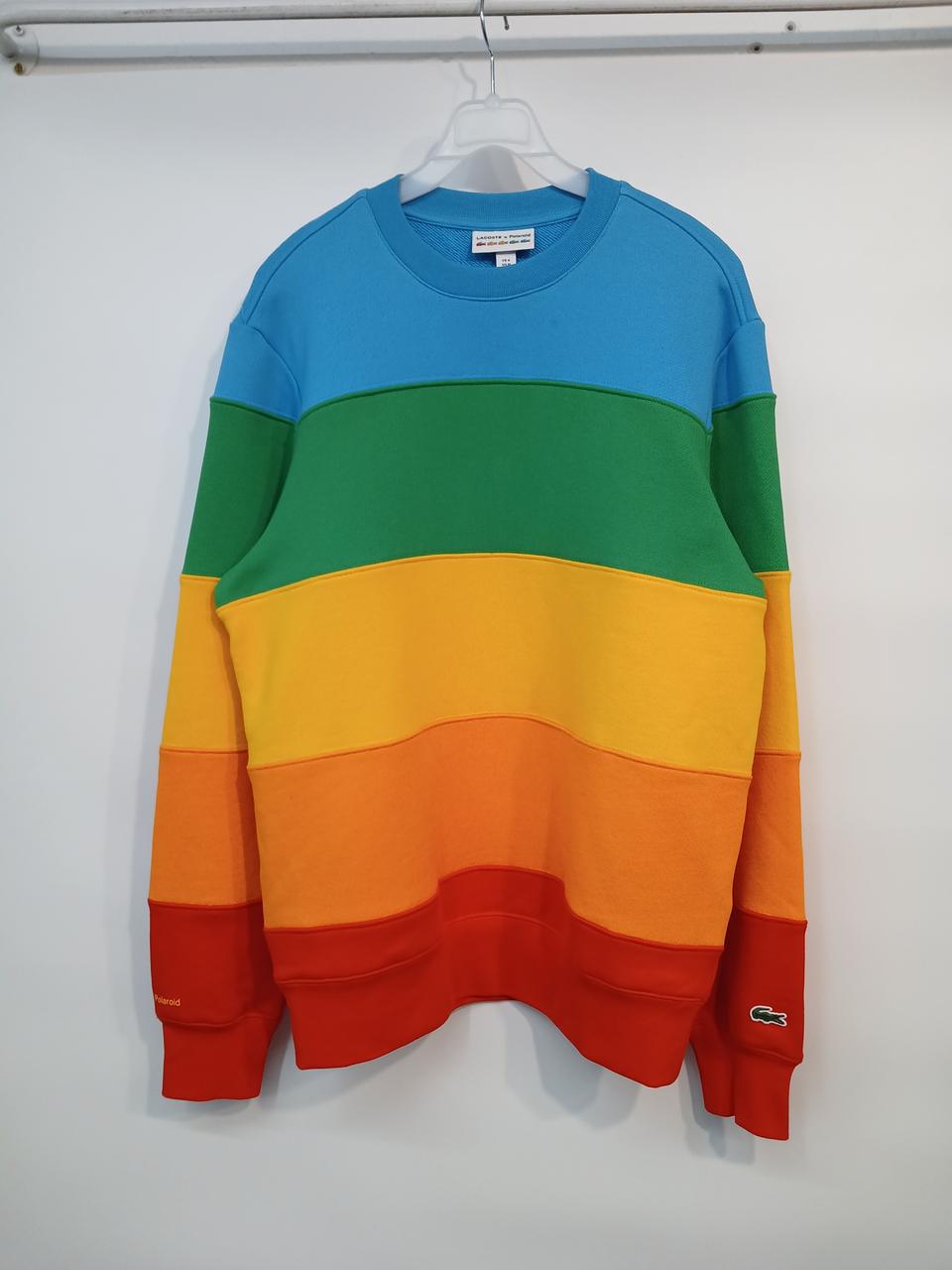 58 남/M 라코스테X폴라로이드 맨투맨