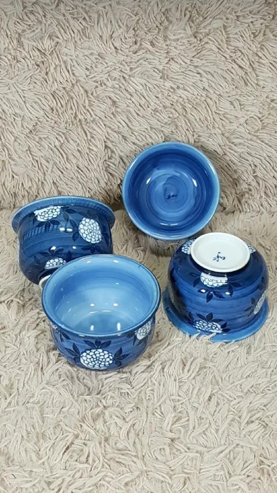 일본에서 온 찻잔 4개