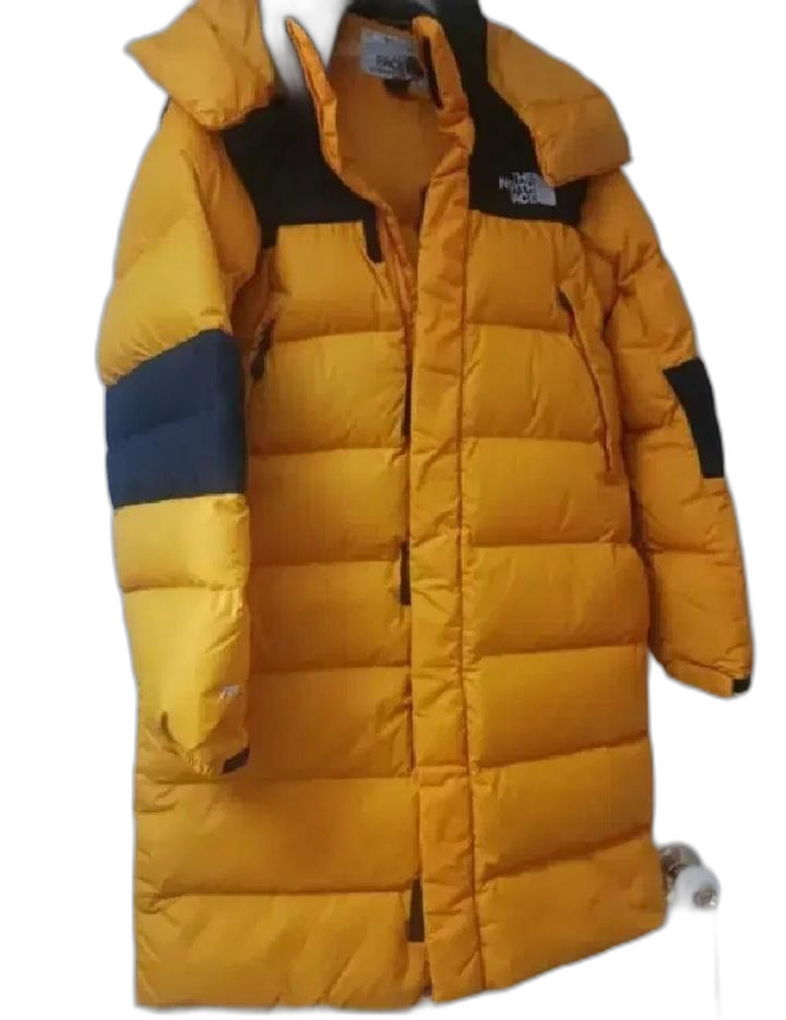 노스페이스 옐로우 패딩