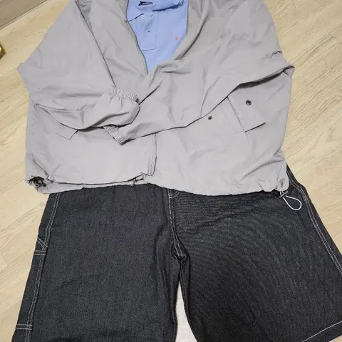 폴로 버뮤다 반바지 코디세트.빈티지코디세트. 데일리