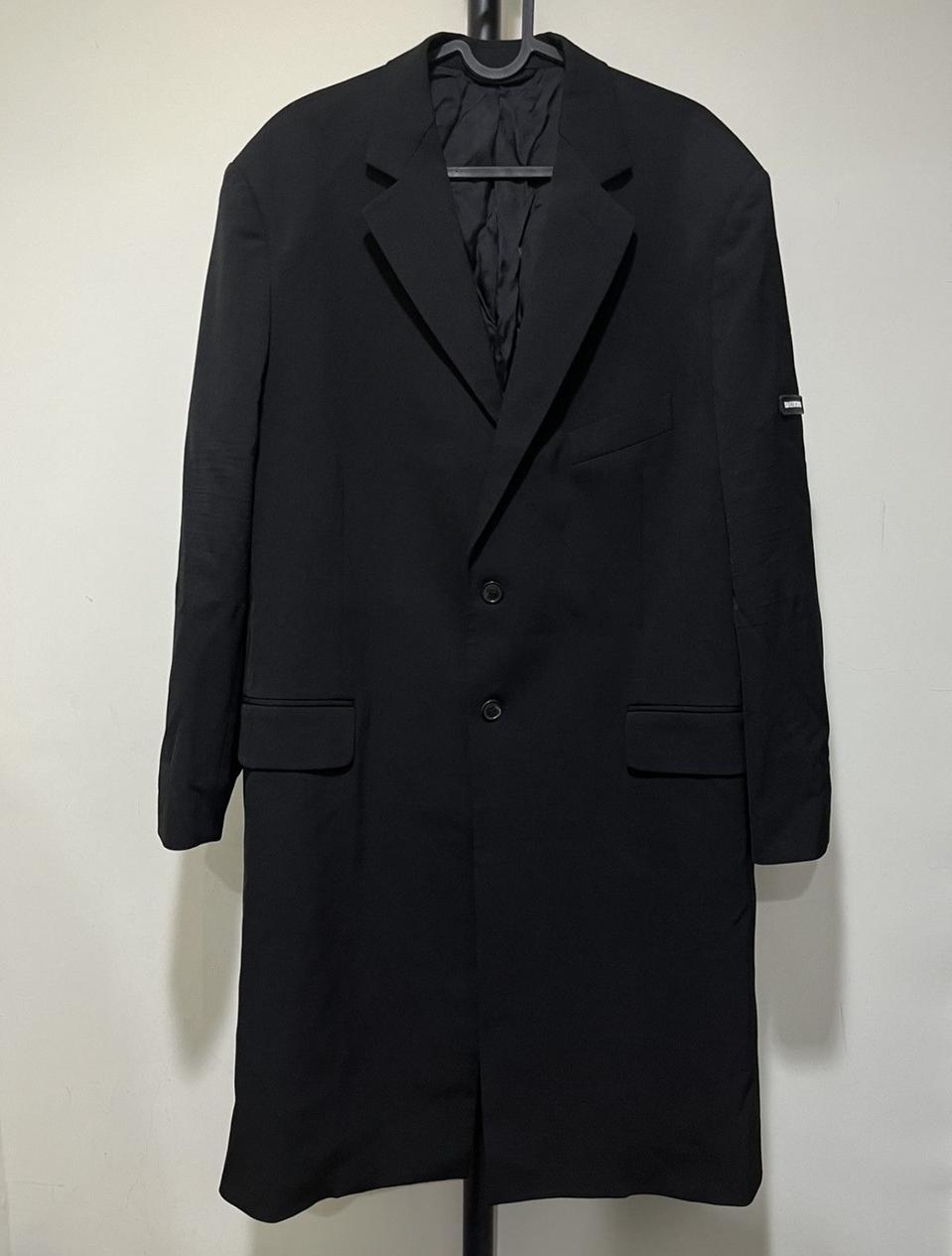 [34] 발렌시아가 오버사이즈 블랙 코트