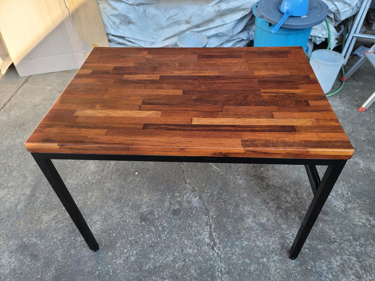 업소용 식탁 멀바우원목 테이블 4인 테이블