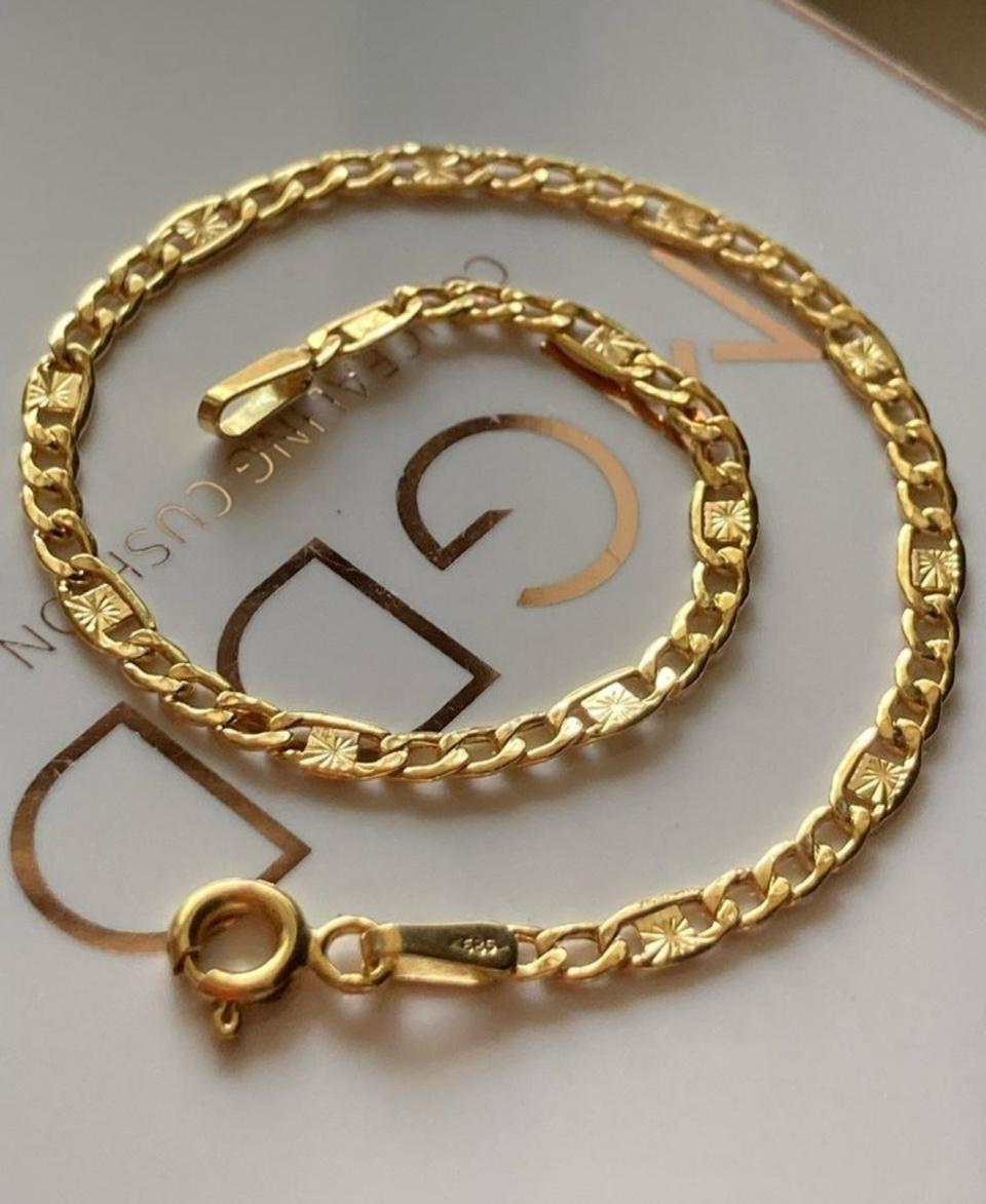 14k 체인팔찌 ㅡ 새상품