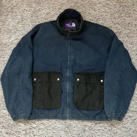 nanamica) 노스페이스 퍼플라벨 인디고 스트롤 필드 자켓