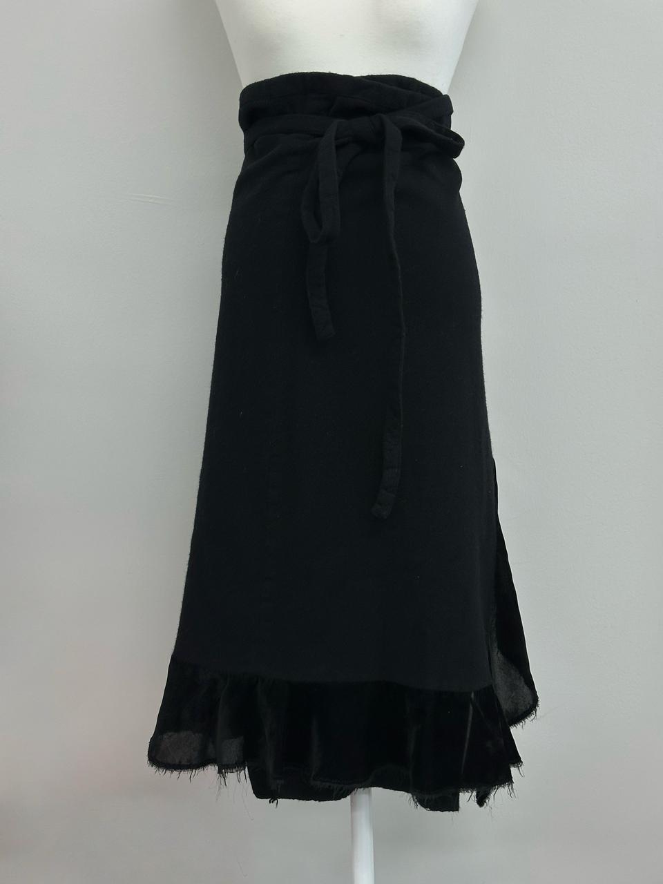 꼼데가르송 02s 울 랩 스커트