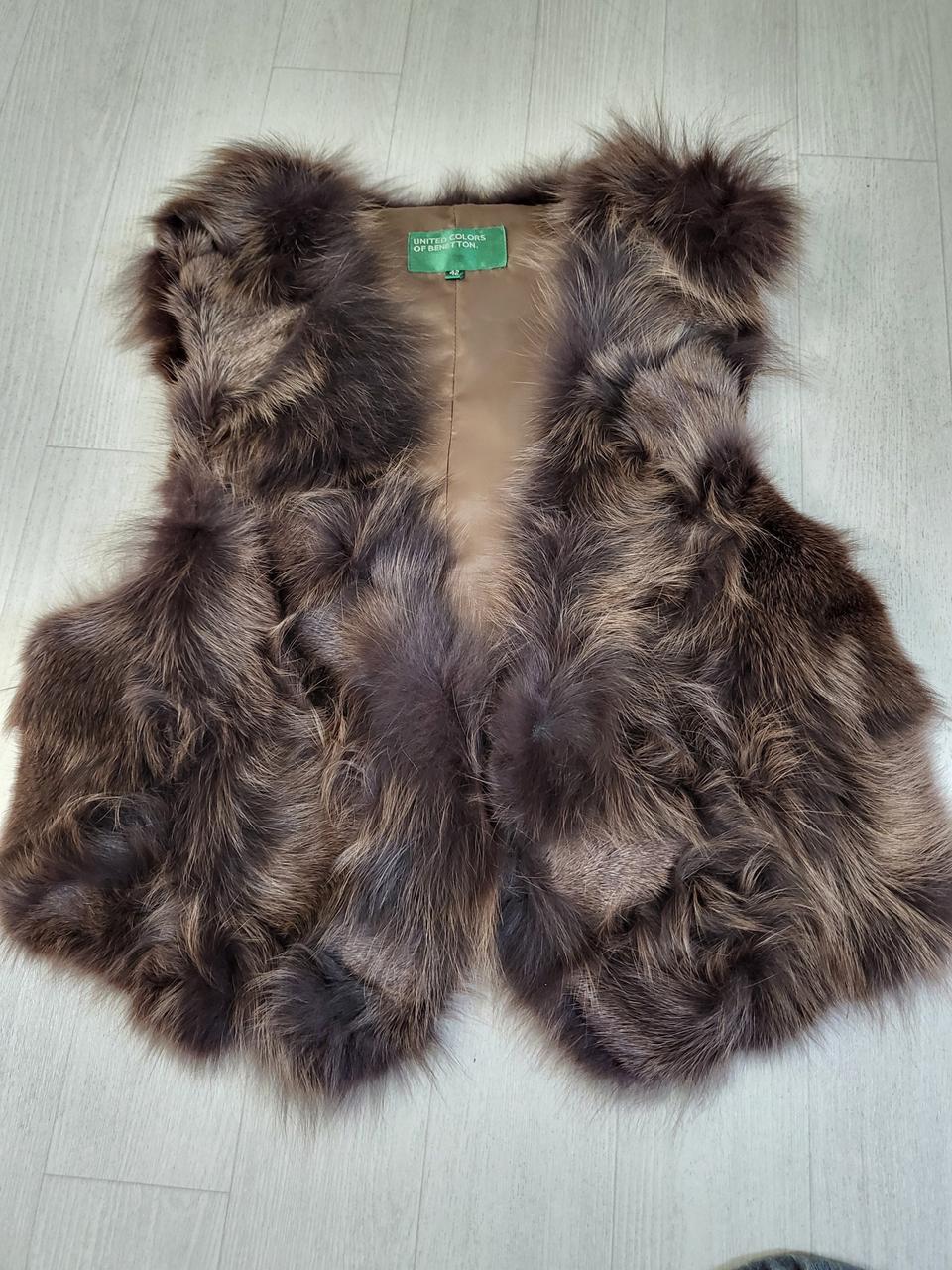 베네통폭스털조끼