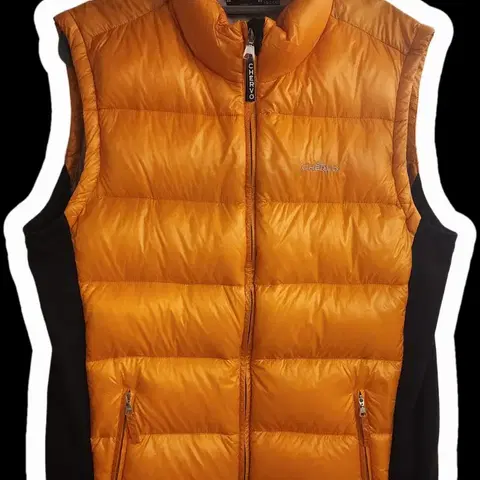 쉐르보 이태리 골프웨어 구스다운 투웨이 패딩조끼 100