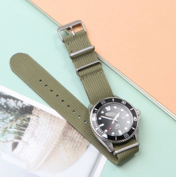 나토 밴드 스트랩 밀리터리 빈티지 18mm 20mm 22mm 카키필드호환