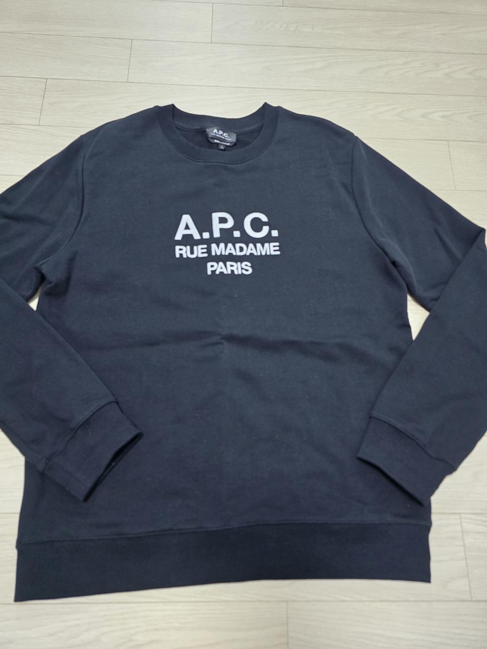 정품 아페쎄 맨투맨 APC