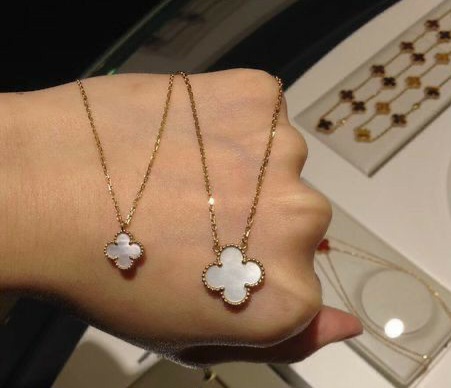 반클리프 스위트 마더오브펄 14k