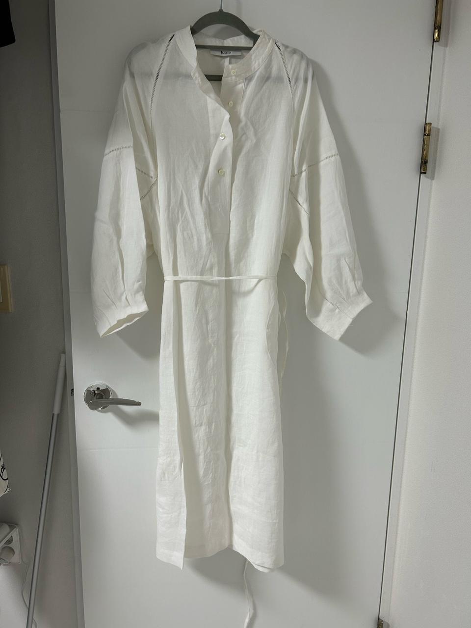 급처 / hasto 하스토 린넨100% 펀칭 롱 원피스 (18만원대 구입