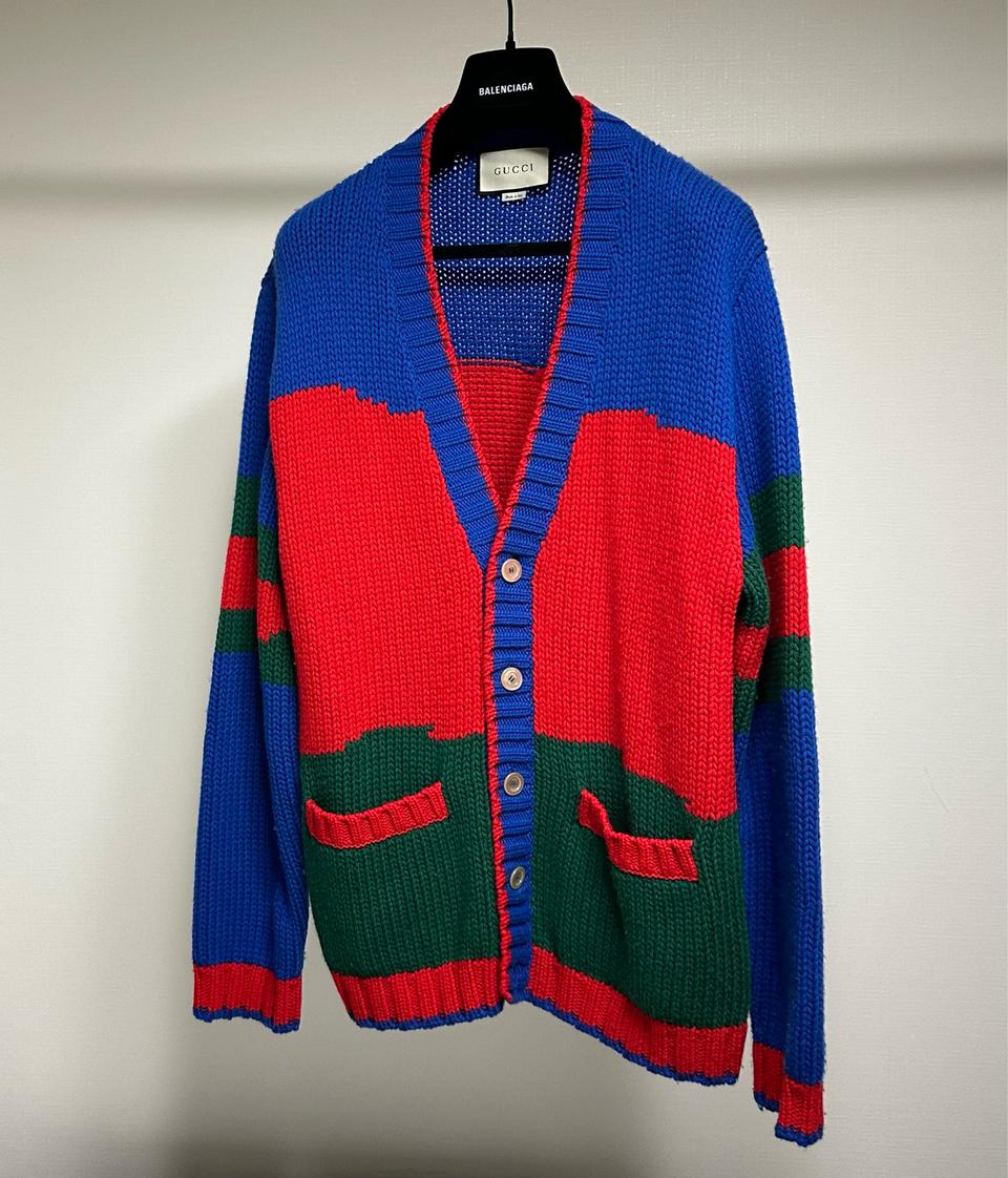 [105] 구찌 오버핏 니트 가디건 매장판