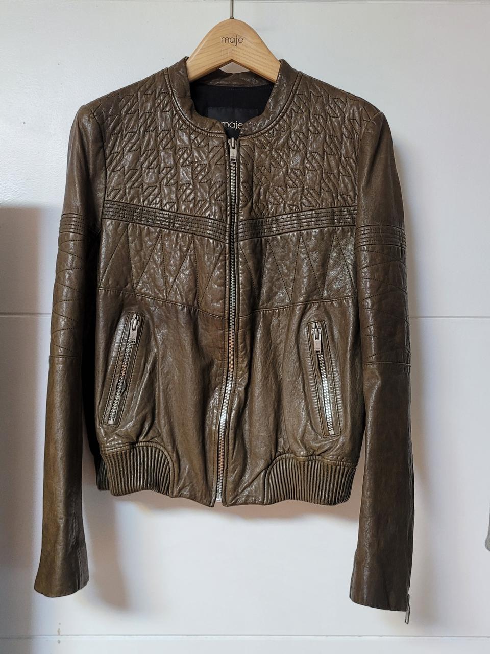 마쥬  양가죽  숏자켓 사이즈 55