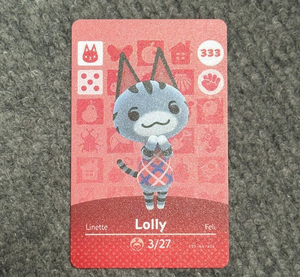 사이다 아미보 카드 닌텐도 스위치 모여 봐요동물의숲 모동숲