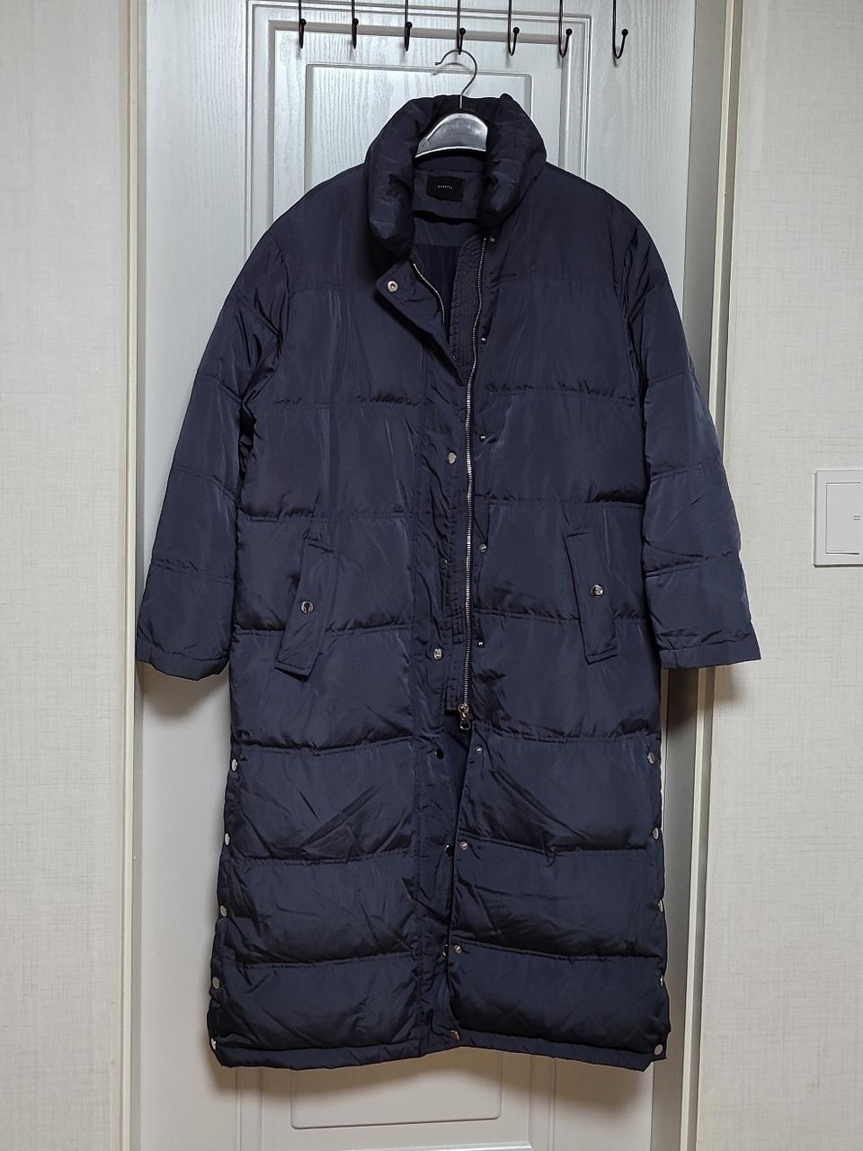 [베네핏] 롱패딩 파카 네이비