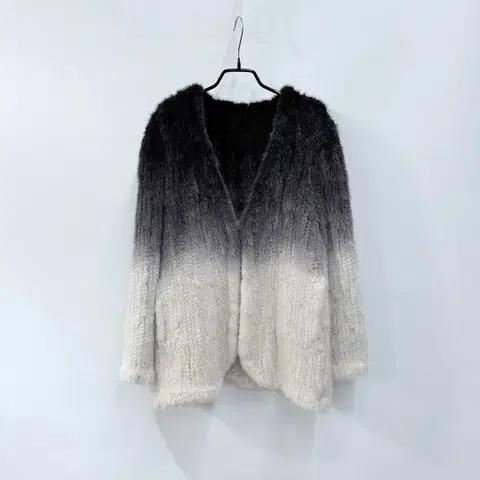 니팅 리얼 밍크가디건