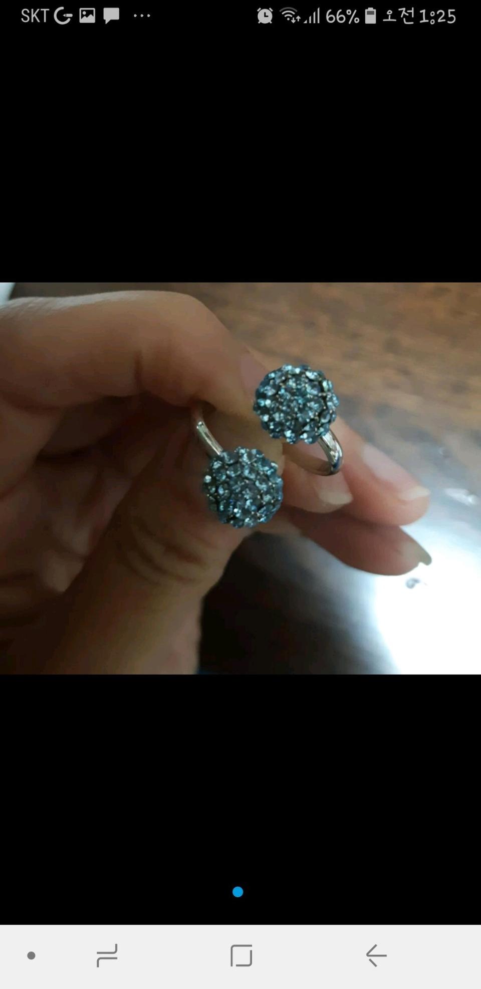 큐빅공예 반지
