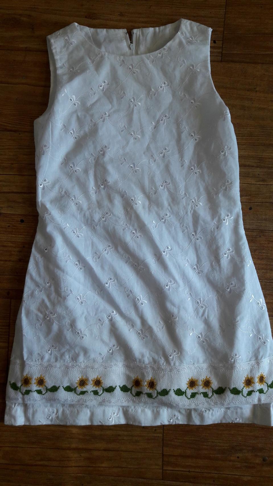 십자수 여아 원피스