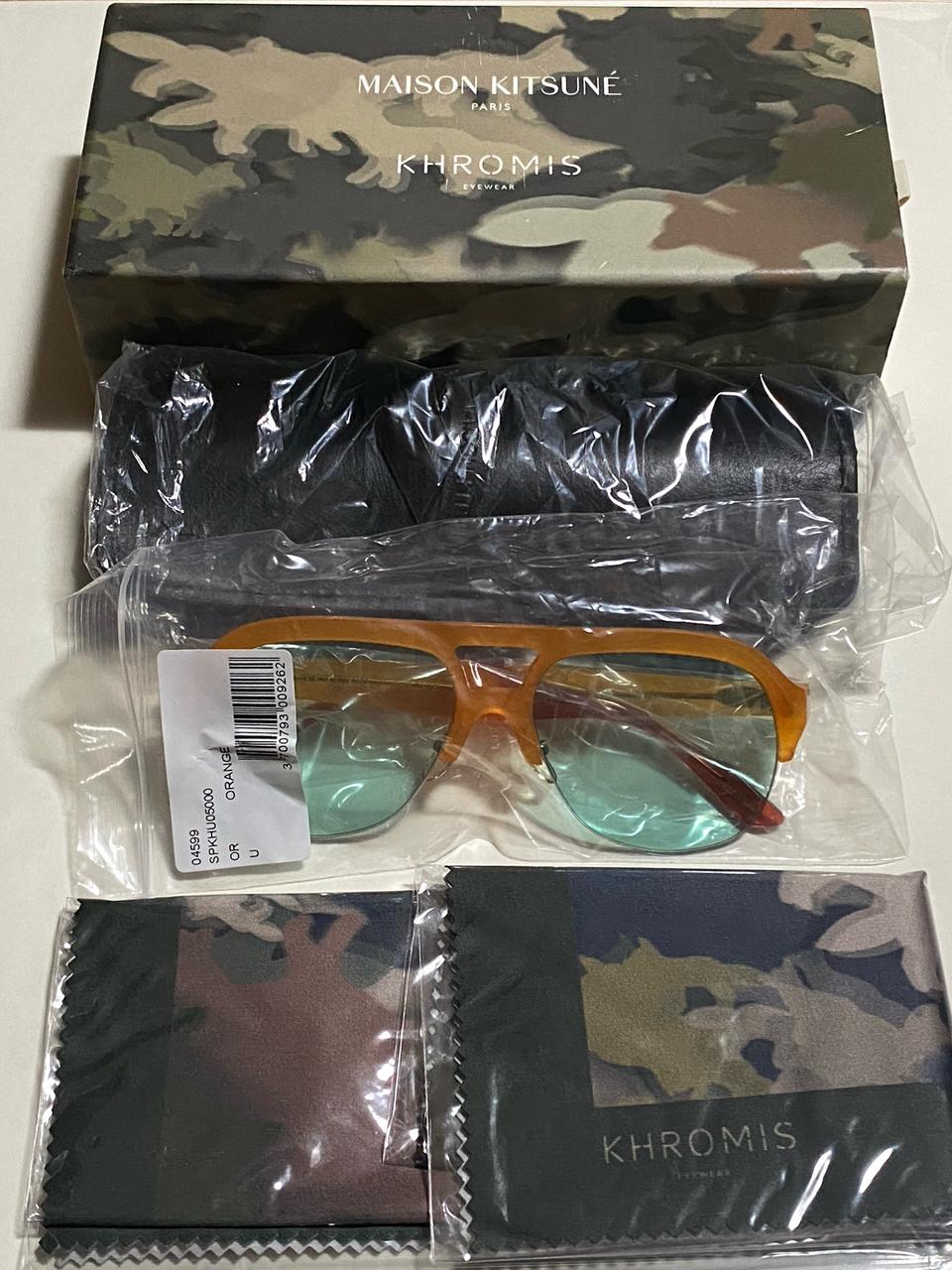 메종 키츠네 선글라스 크로미스 콜라보 Maison Kitsune