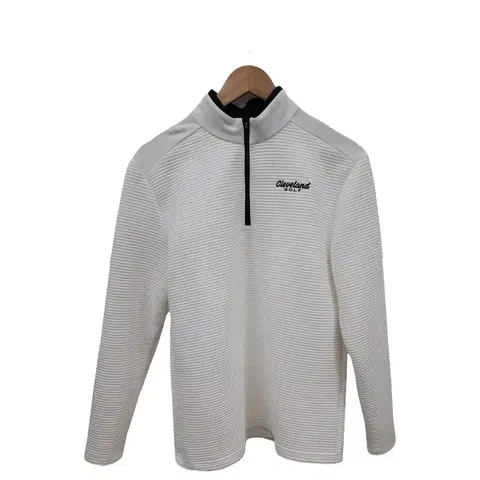 클리블랜드 화이트 반집업 맨투맨 공용 M(100) A322