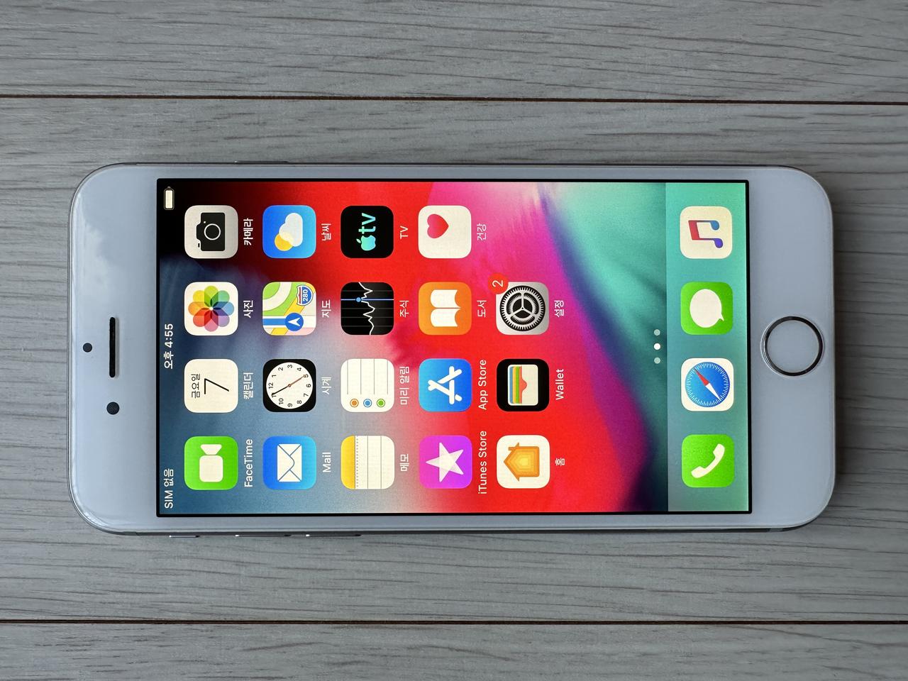 애플 아이폰 iPhone 6 32G 실버 배터리 효율 100% 