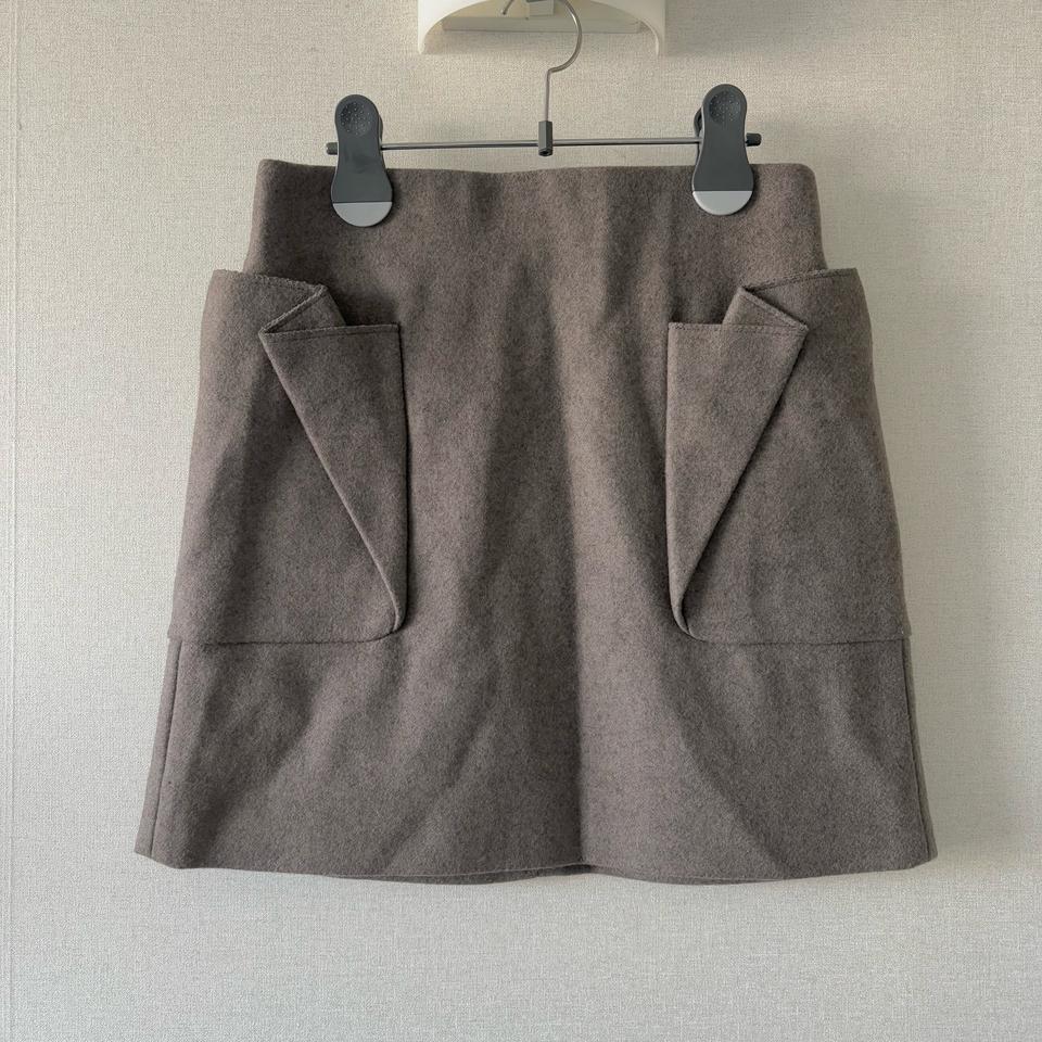 Cos 코스 핀턱 주름 미니 스커트 치마