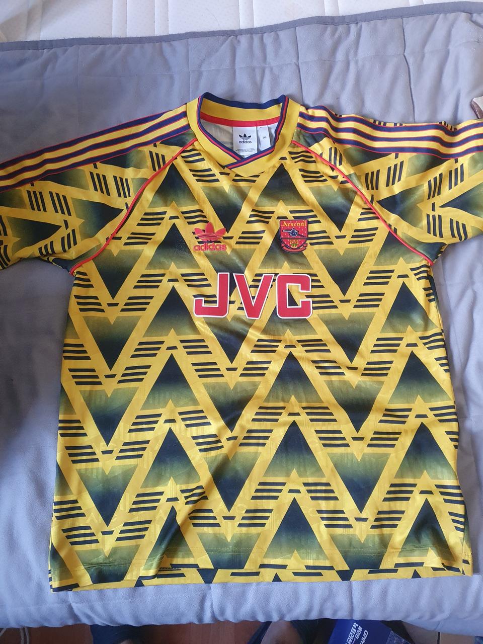 아디다스 아스날 91-93 레트로 어웨이 유니폼 3xl